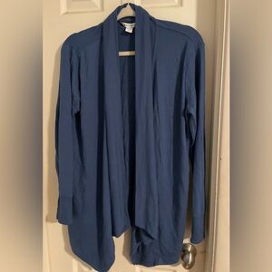 Athleta Blue Pranayama Wrap Cardigan Size S